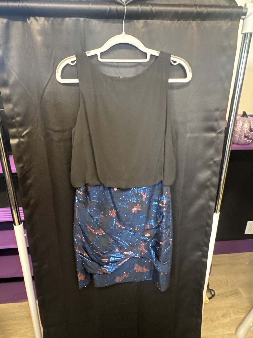 Aidan Mattox Sleeveless Metallic Jacquard Cocktail Dress Size 10